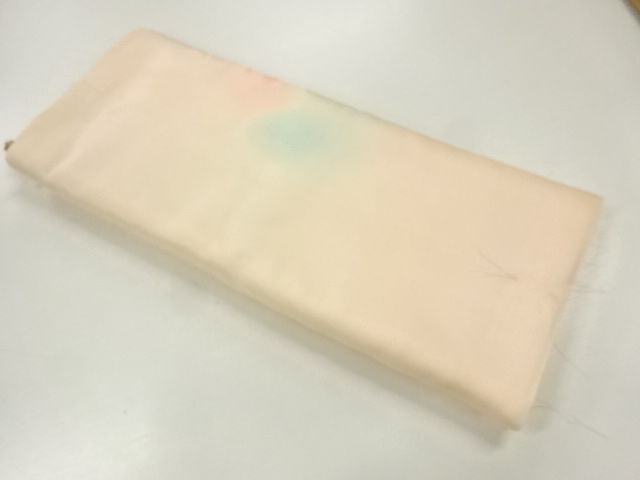 JAPANESE KIMONO / ANTIQUE ARAIHARI FOR JUBAN / SILK / WOVEN FLOWER